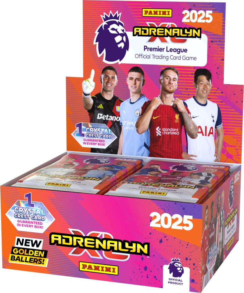 Panini PREMIER LEAGUE 2025 ADRENALYN XL SOCCER CARDS BOX OF 36