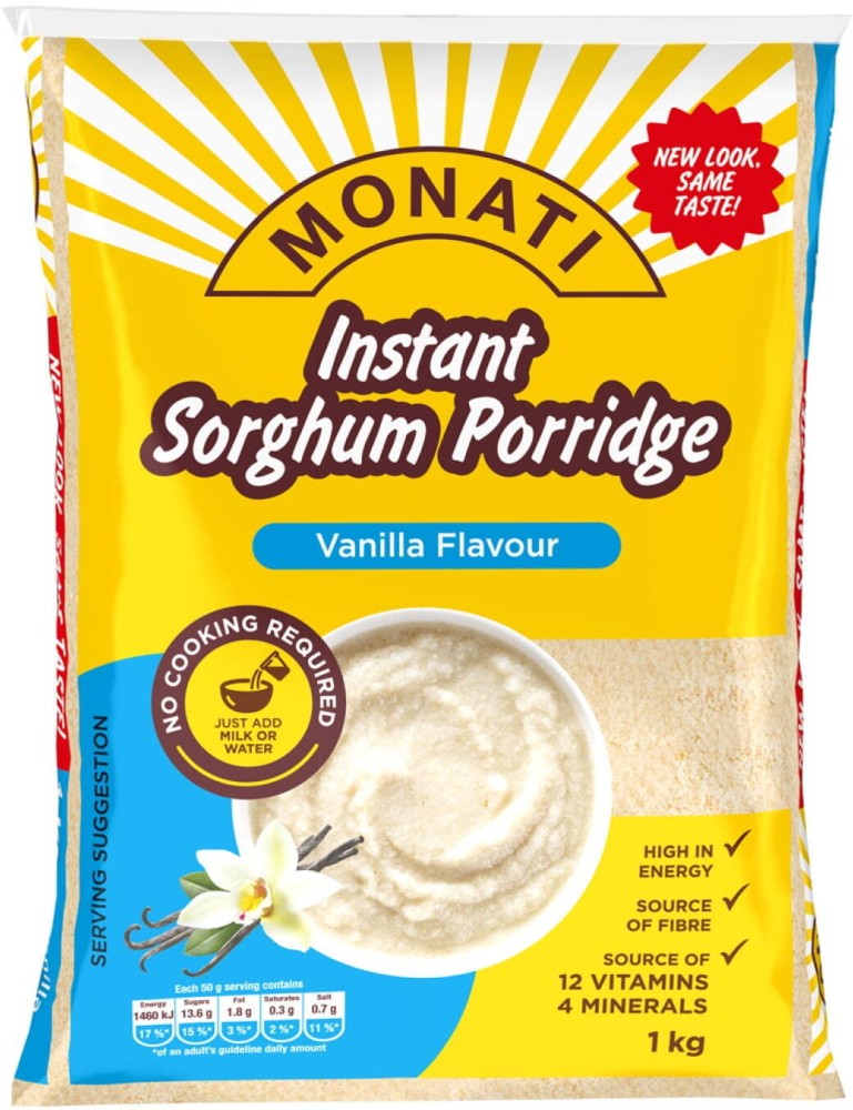 Monati Instant Porridge Sorghum Vanilla Pouch Makro