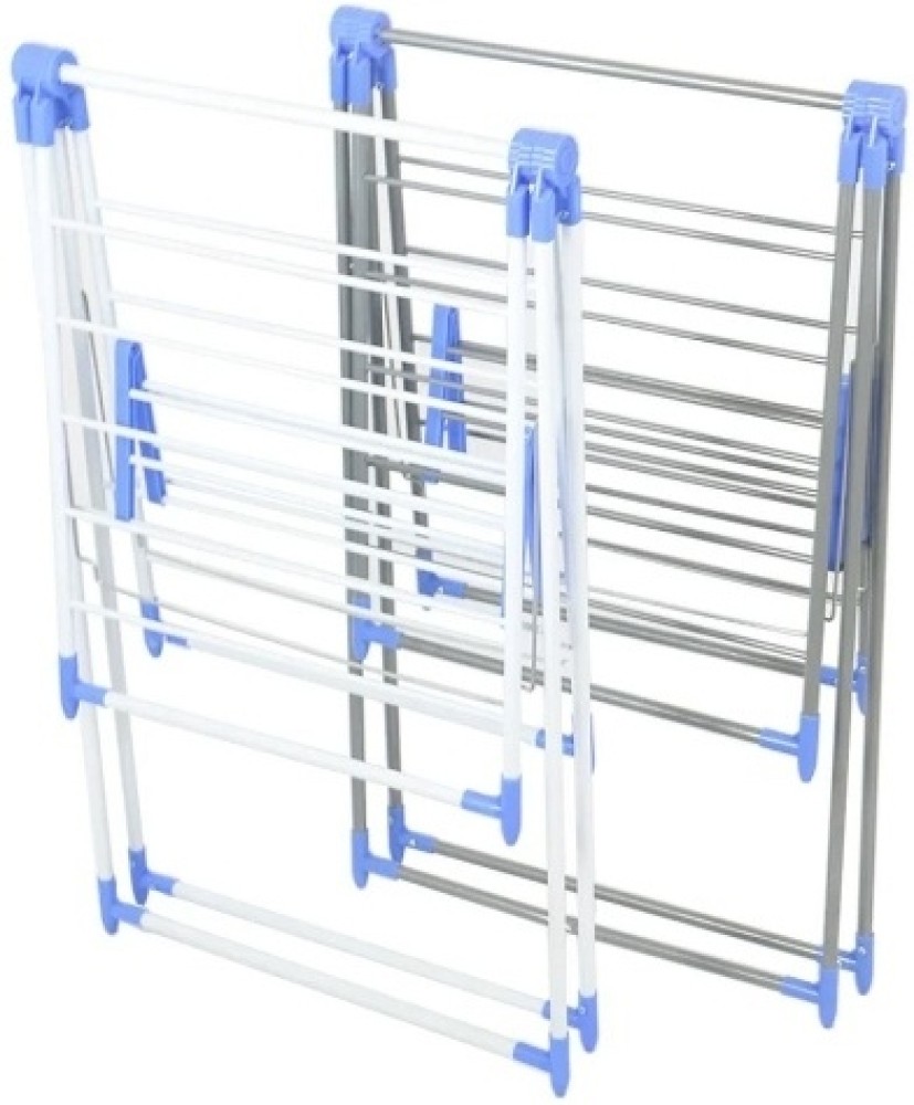 Home Clothes Stand Washing Line Foldable Dryer Steel Floor - Main Image