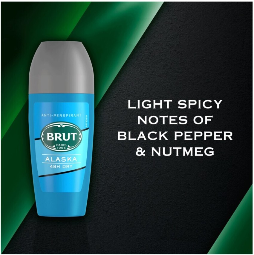 Brut Paris Alaska 48H Dry ANTIPERSPIRANT Deodorant Roll-on For