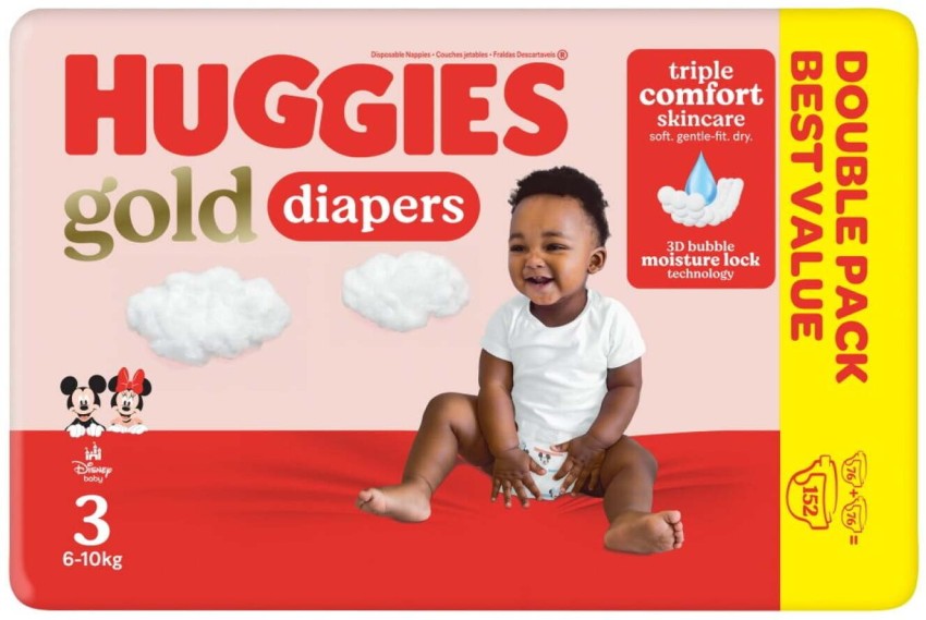 Huggies Gold Double Pack Tape Diapers Makro