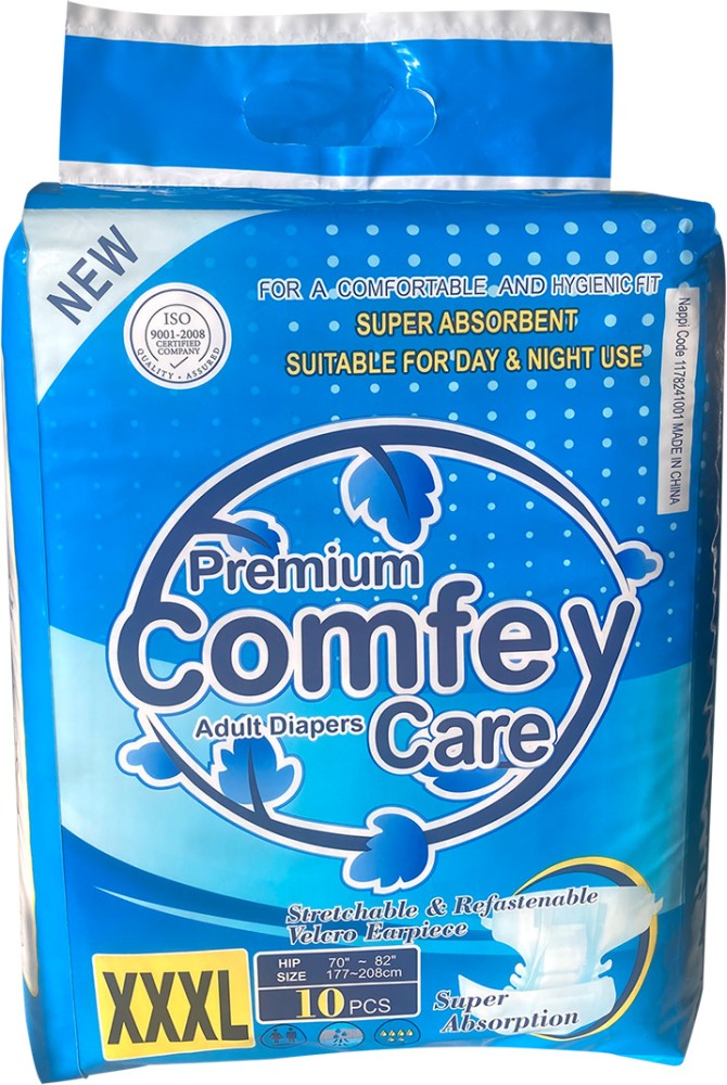 Comfey Care premium XXXL diaper 10's Adult Diapers XXXL Makro