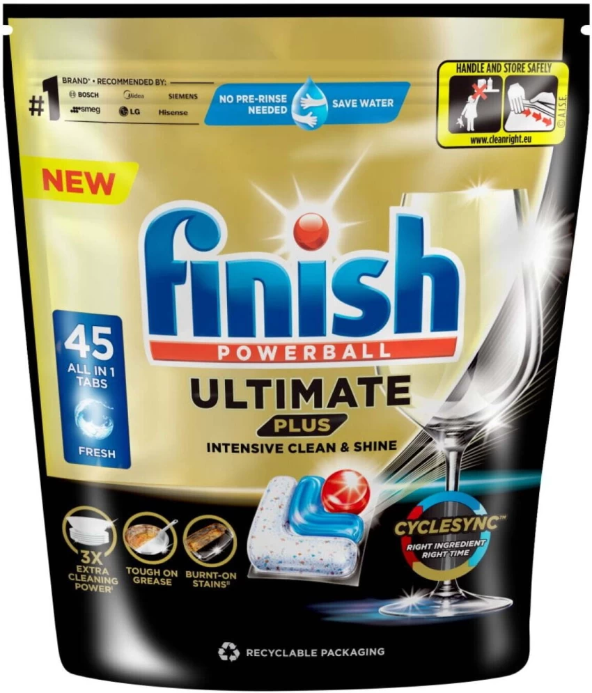 Finish Ultimate Plus Fresh Dishwashing Detergent Makro