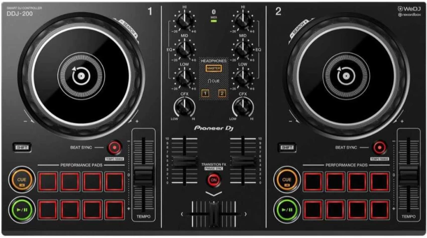 Pioneer DJ DDJ-200 DJ Controller Wireless DJ Controller | Makro
