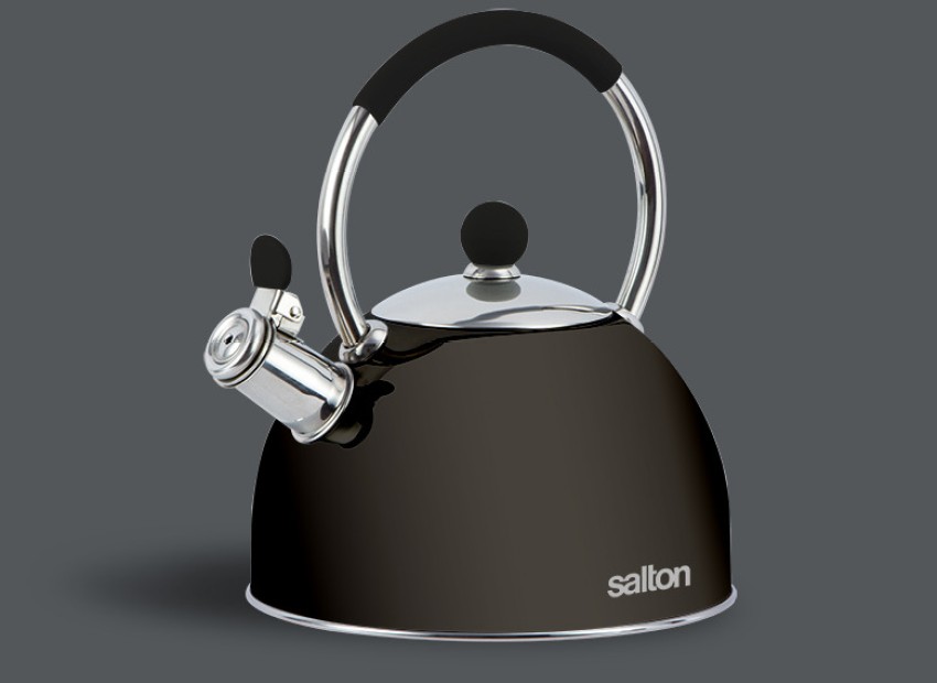 Salton (Salton_Whistling Stove Top Black Non Electric Kettle