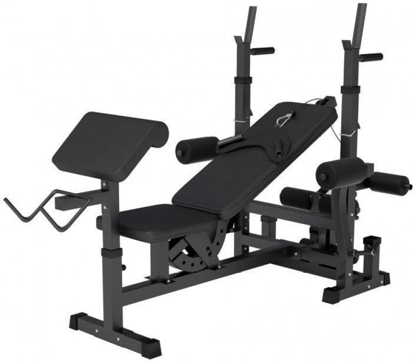 Gorilla Sports Universal Weight Bench Workstation Black