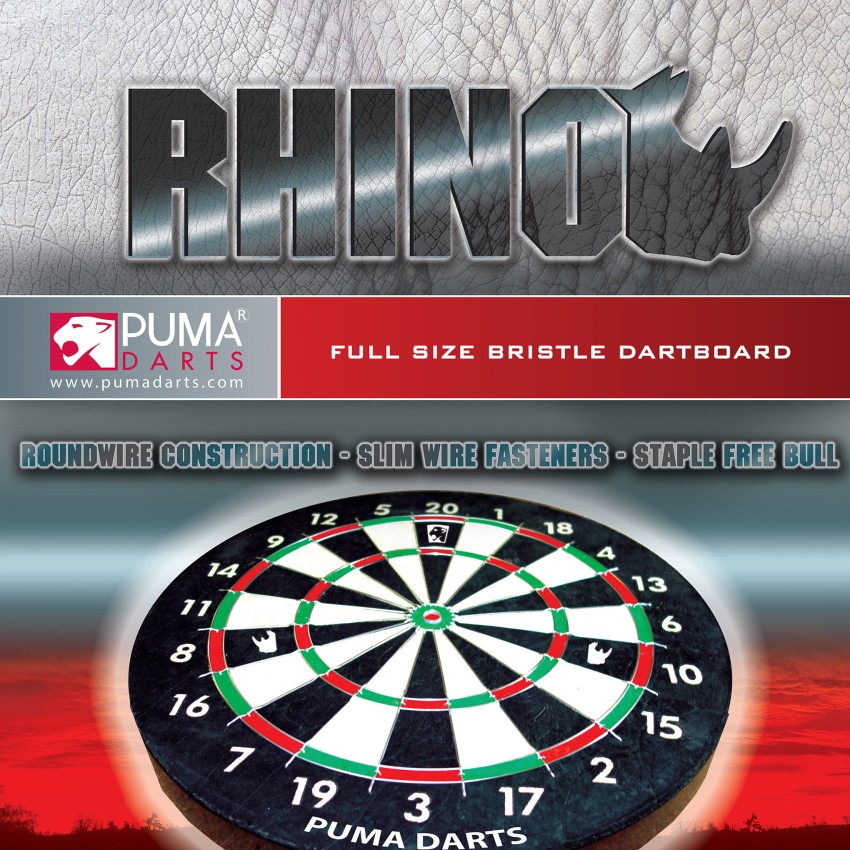 Puma Rhino Dartboard 18 inch Dart Board Makro