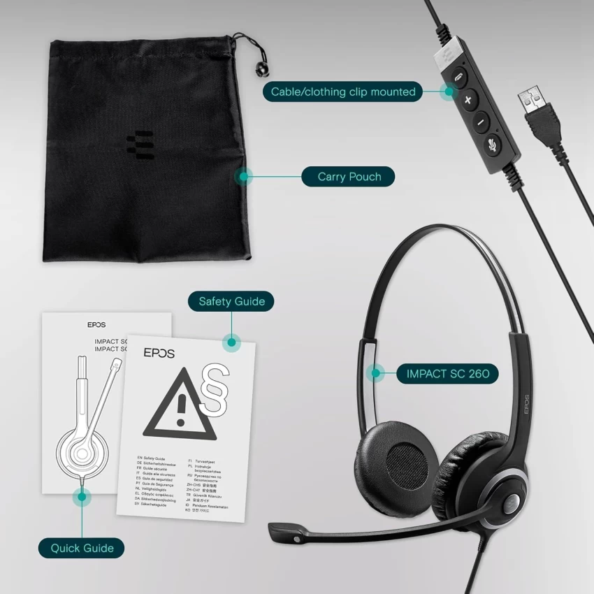 Ms Ii Sennheiser Impact Sc 260 Usb Noise Cancelling Sc 260 Usb Ms