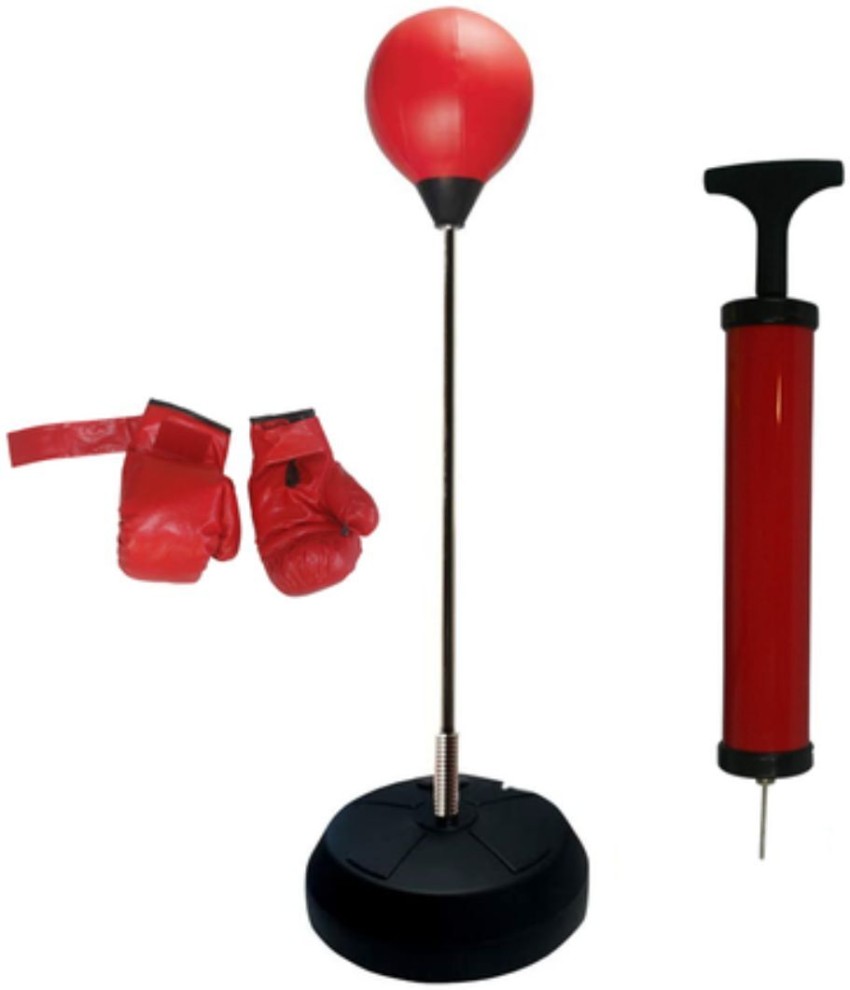 Generic Punching Ball Set with Punch Bag, Pump and Boxing Gloves