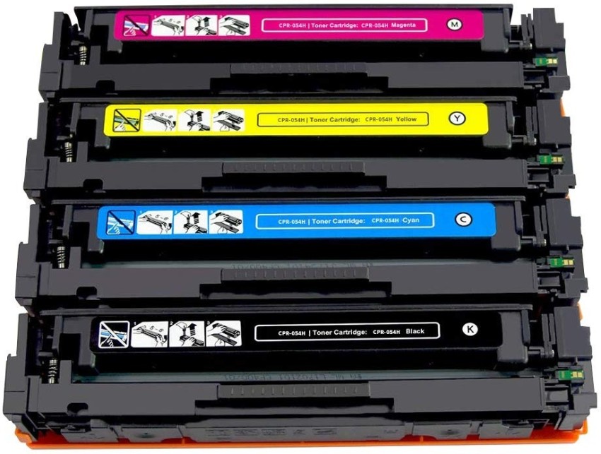 Canon 054 Generic Black, Cyan, Magenta, Yellow Ink Toner | Makro