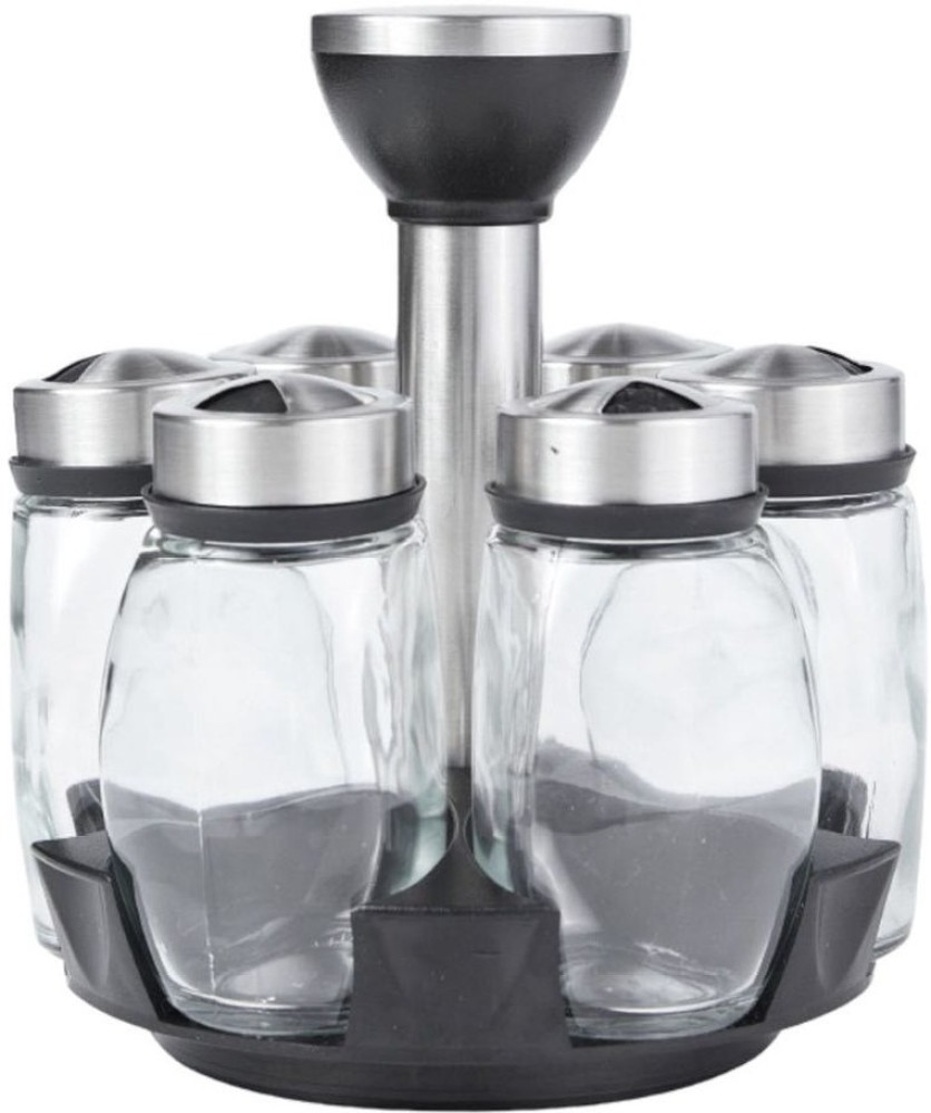 lilhe Tabletop Spice Rack Aluminium Containers Kitchen Rack Makro