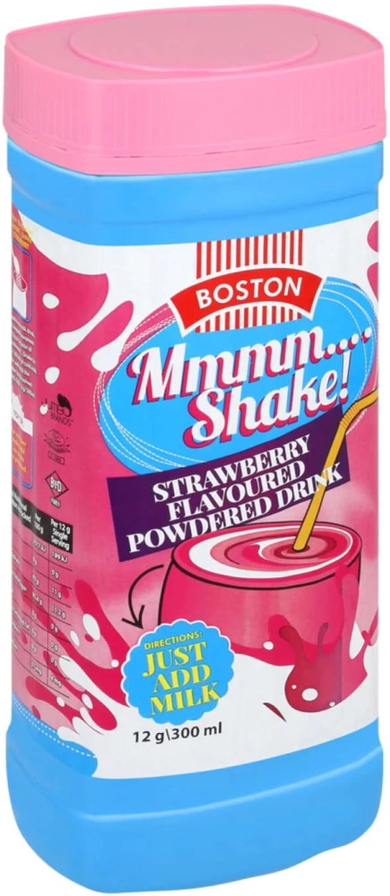 Boston MmmShake - Strawberry Flavoured Powdered Drink | Makro
