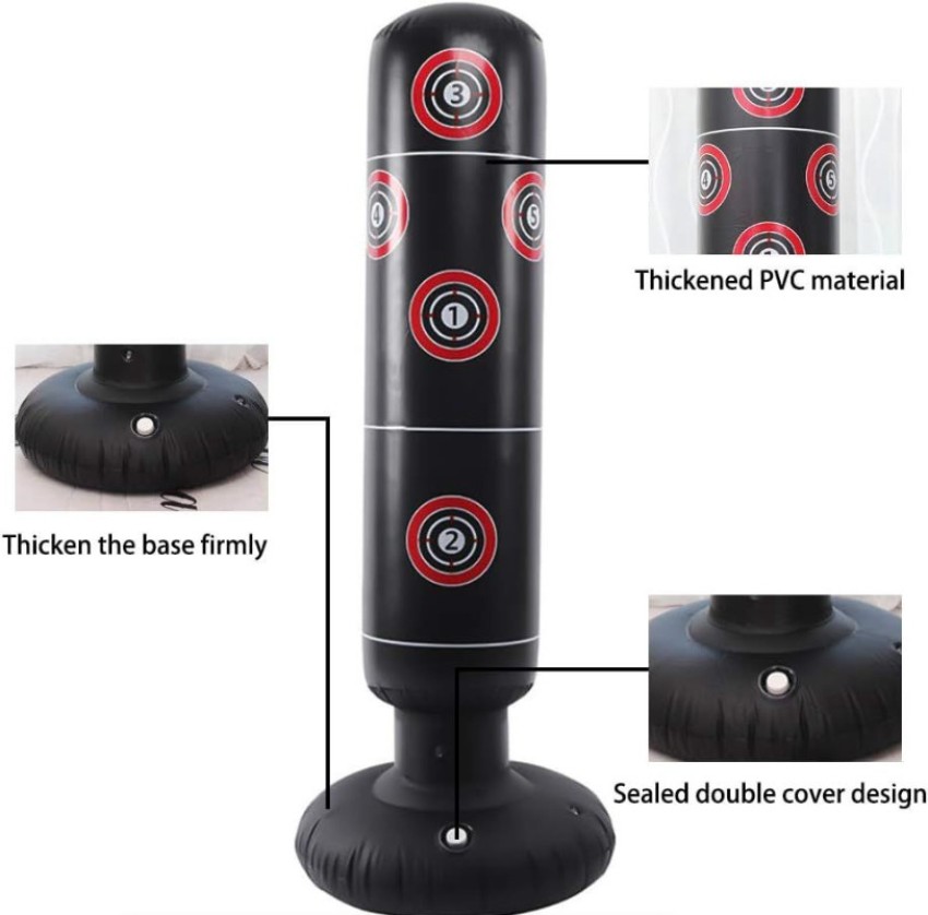HOME GYM Sport Inflatable Free-Standing Target Stand Punch Bag