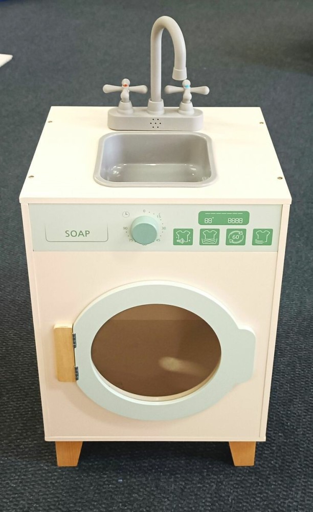 Zookabee Kitchen Sink Washing Machine with Sounds Wooden Toy
