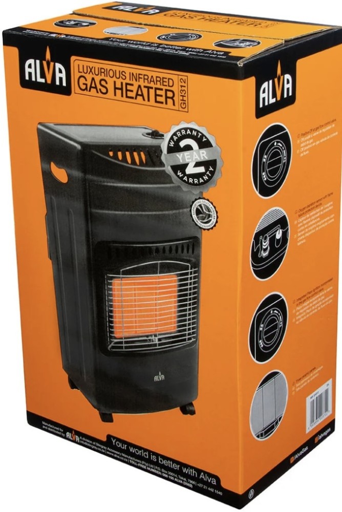 Space Heater Alva Gas Electric Heater Alva GH312 Gas/Electric