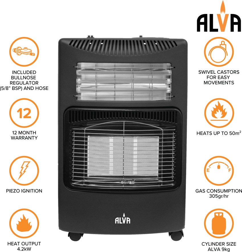 alva gas and electric heater