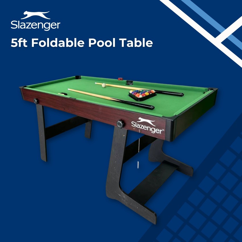 Slazenger 5FT Folding Pool Snooker Table | Makro