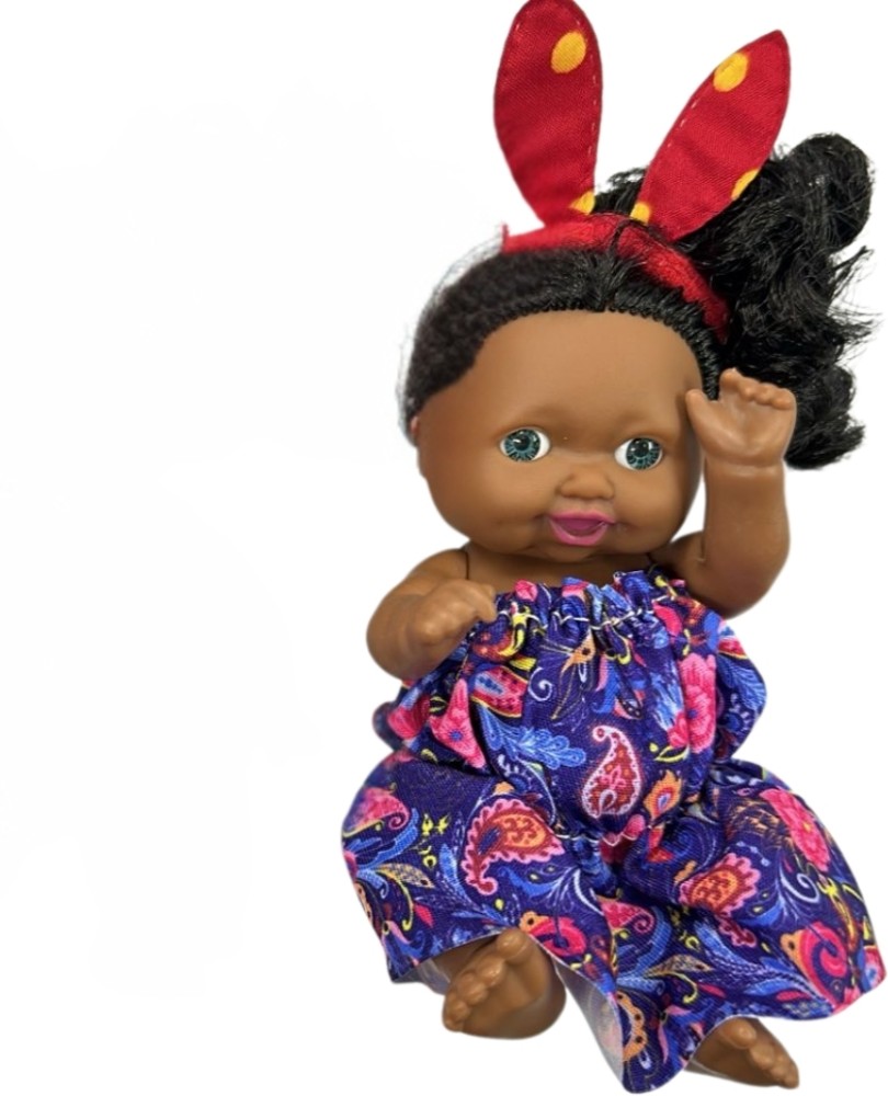 generic Black Baby Dolls for Girls with Curly Hair for Year old