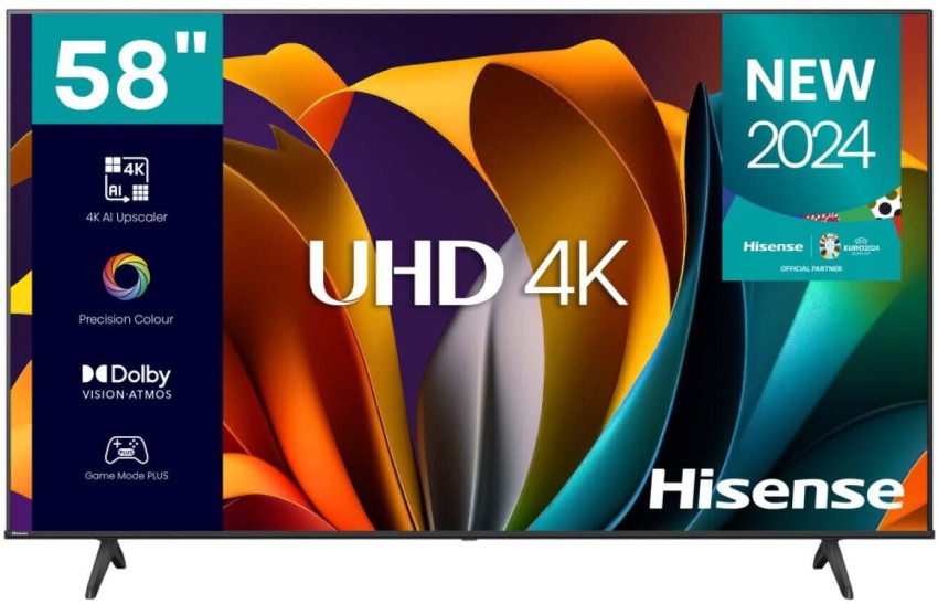 Hisense 147 cm (58 inch) LED Ultra HD (4K) VIDAA Flat-Panel TV