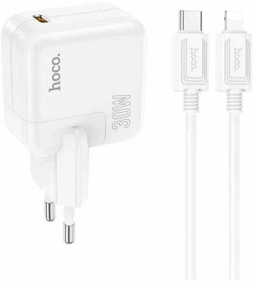 Hoco USB-C Charging Adapter Fast Iphone Charger 30W With USB-C to