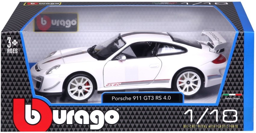 Bburago 1/18 Porsche 911 GT3 RS 4.0 - White | Makro