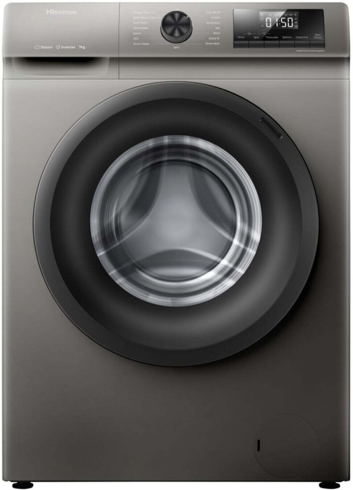Hisense kg Front Loader Washing Machine WFQP7012VMT Grey Makro - Main Image
