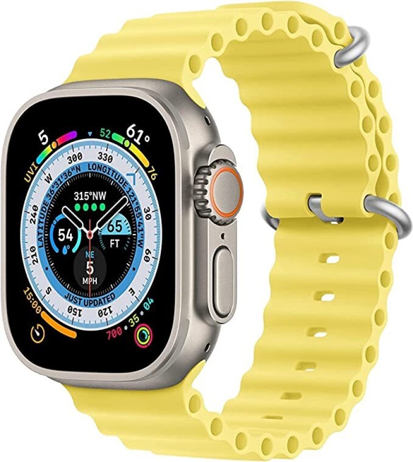 Apple Ocean Style 42/44/45/49 22 mm Silicone Watch Strap | Makro