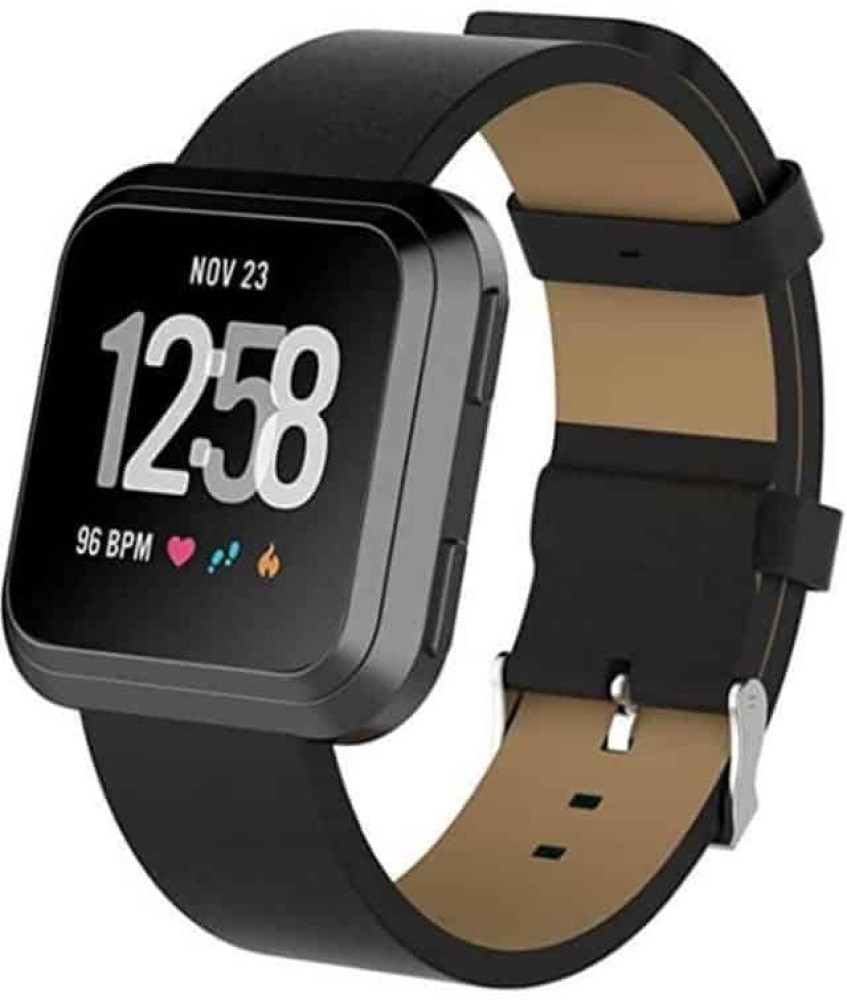 Killer Deals Pu Vegan Leather Strap For Fitbit Versa/Versa2 M/L