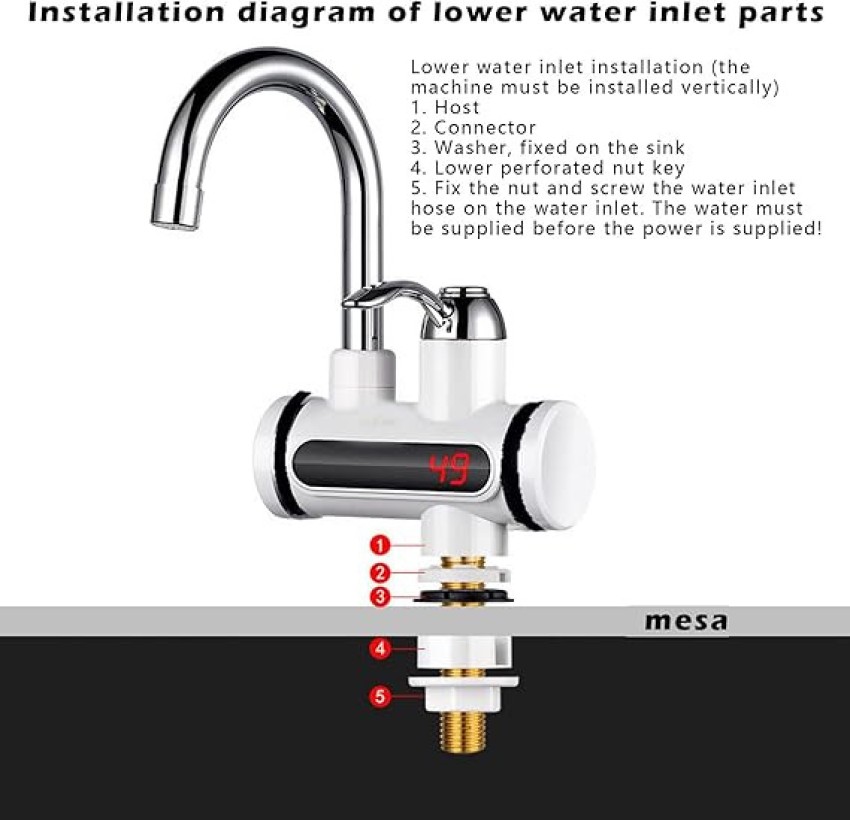 Electric Geyser Instant Water Heater Makro Generic Electric Hot