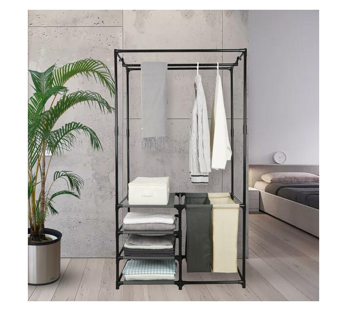 MultiFunction Wardrobe and Laundry Hamper Makro