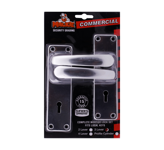Mackie 3 Lever Handle Lockset Makro