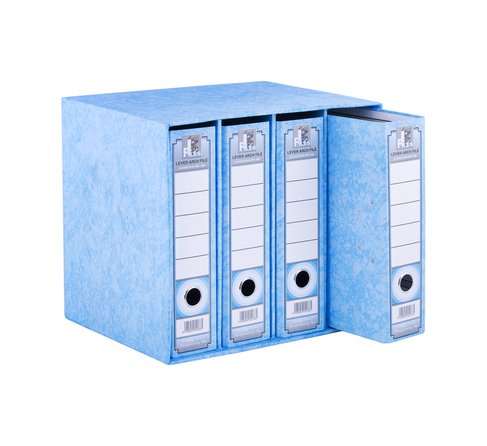 Files A4 Lever Arch Storage Box + Lever Arch Files Makro