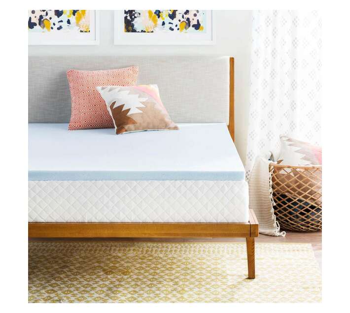 Better Sleep Gel Infused Memory Foam Mattress Topper with Bamboo Cover