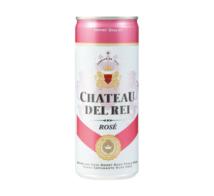 Chateau Del Rei Sparkling Semi-Sweet Perle Wine (6 x 250 ml)