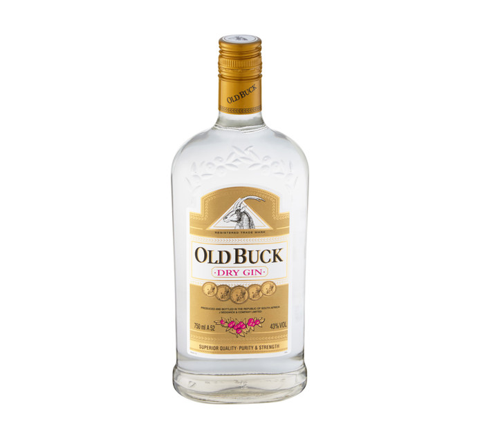 Old Buck Gin (1 x 750ml) Local Proprietary Gin LADA01Gin Gin