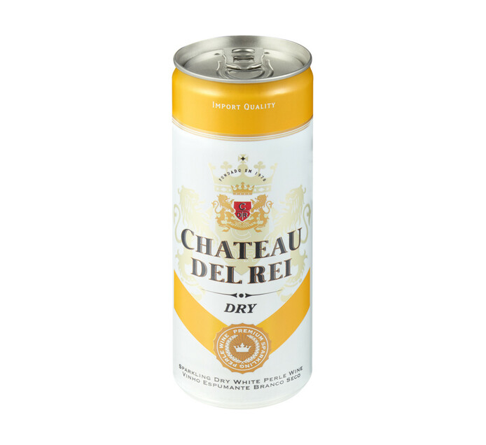 Chateau Del Rei Sparkling Dry White Perle Wine (6 x 250ml) White Wine Dinkies Other White