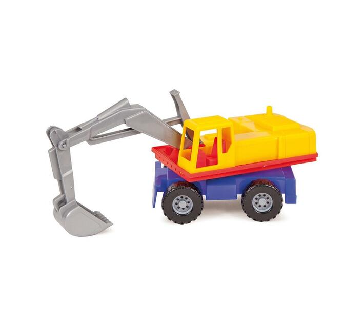 LENA Toy Excavator: Professional Excavator Multi-Coloured 27cm