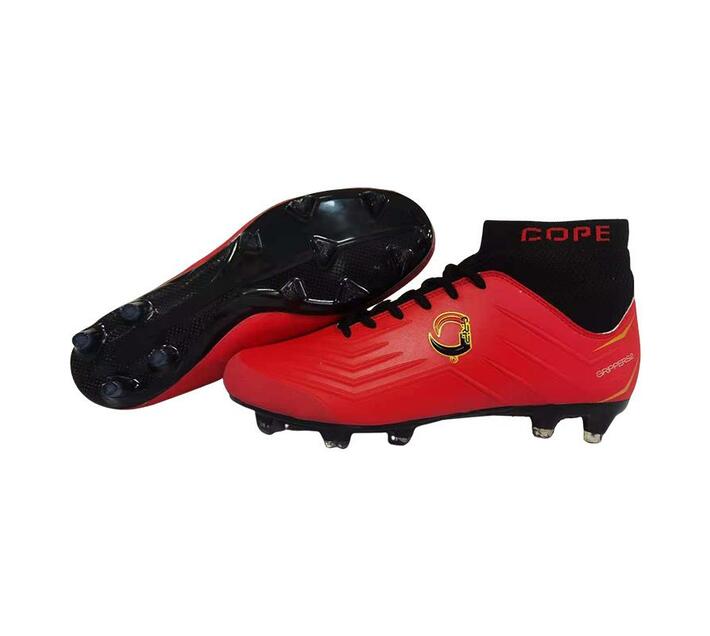 Grip Bull Socks Soccer Boots - Red /Black - UK-9 | Makro