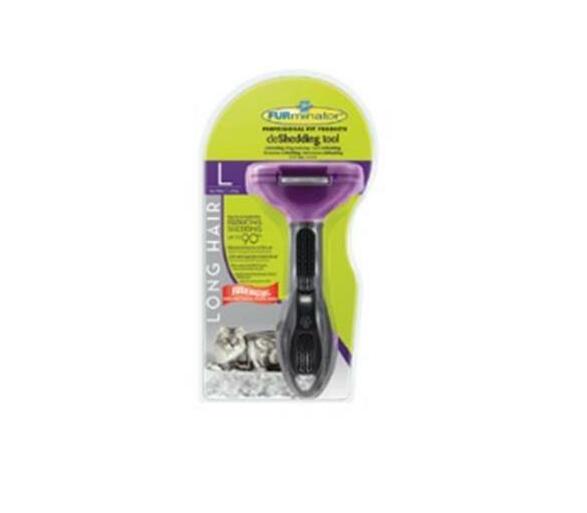 CAT BRUSH, Furminator Long hair deShedding Tool for Cats Makro