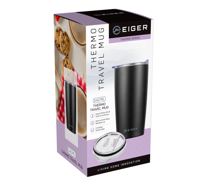 Eiger Thermo Series 540ml Stainless Steel Travel Mug