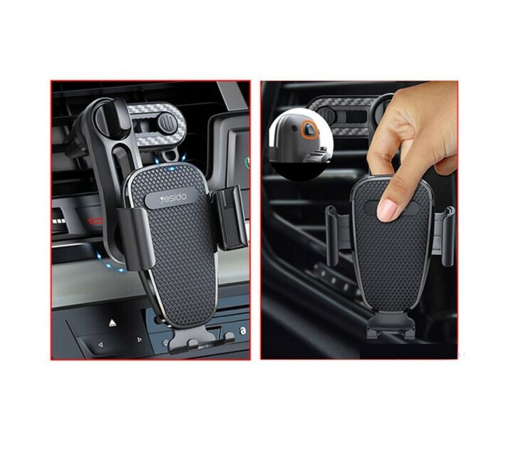 Yesido Double Air Outlet Adjustable Universal Car Phone Holder C105