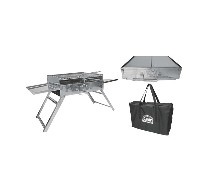Campmaster Folding Charcoal Braai Flat Top Braai Flat Top Braais Kettle & Flat Top Braais