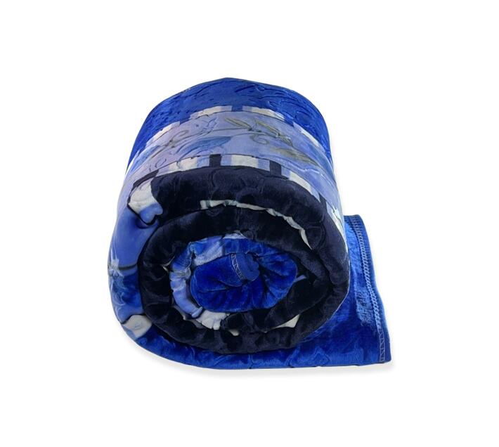 Loriene™ Ceinal Mink Blankets with Under Layer of Fleece Blue Makro