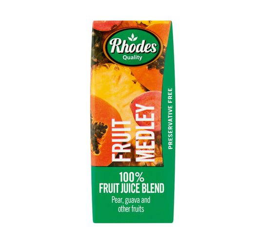 Rhodes Fruit Juice Blend Fruit Medeley (24 x 200ml)