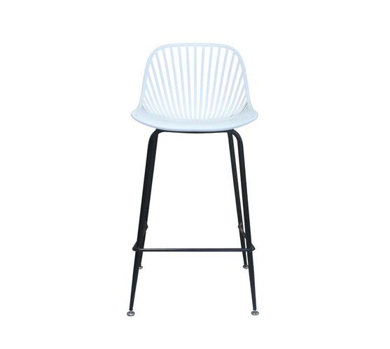 Tropea Bar / Kitchen stools - White (Set of 2)