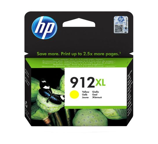 HP 912XL High Yield Yellow Ink Cartridge 