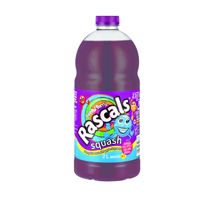 Rascals Squash Concentrate Berry (2lt) Squashes Squashes Cordials