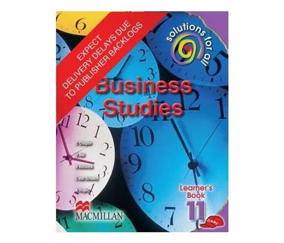 Solutions for all business studies: Gr 11: Learner's book (Paperback / softback)