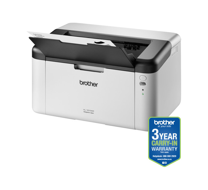Brother HL1210W Single Function Mono Laser Printer Makro