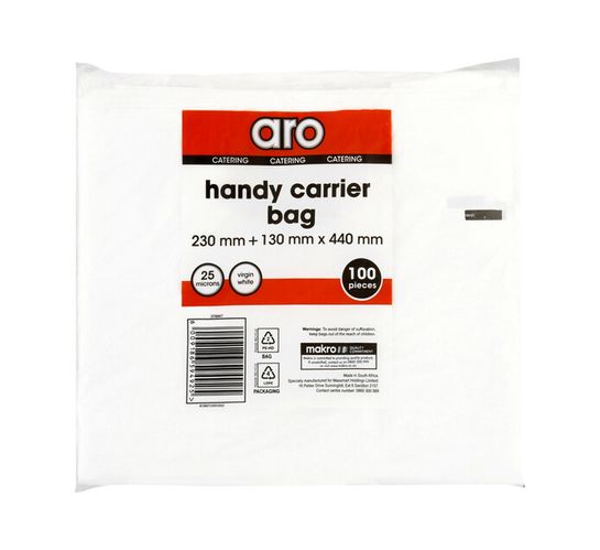 ARO Handi Carrier Bag Virgin (1 x 100's)